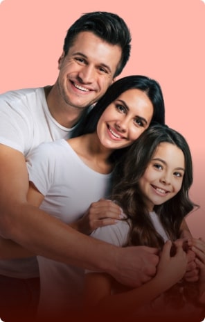 Família feliz com a BB Seguros.